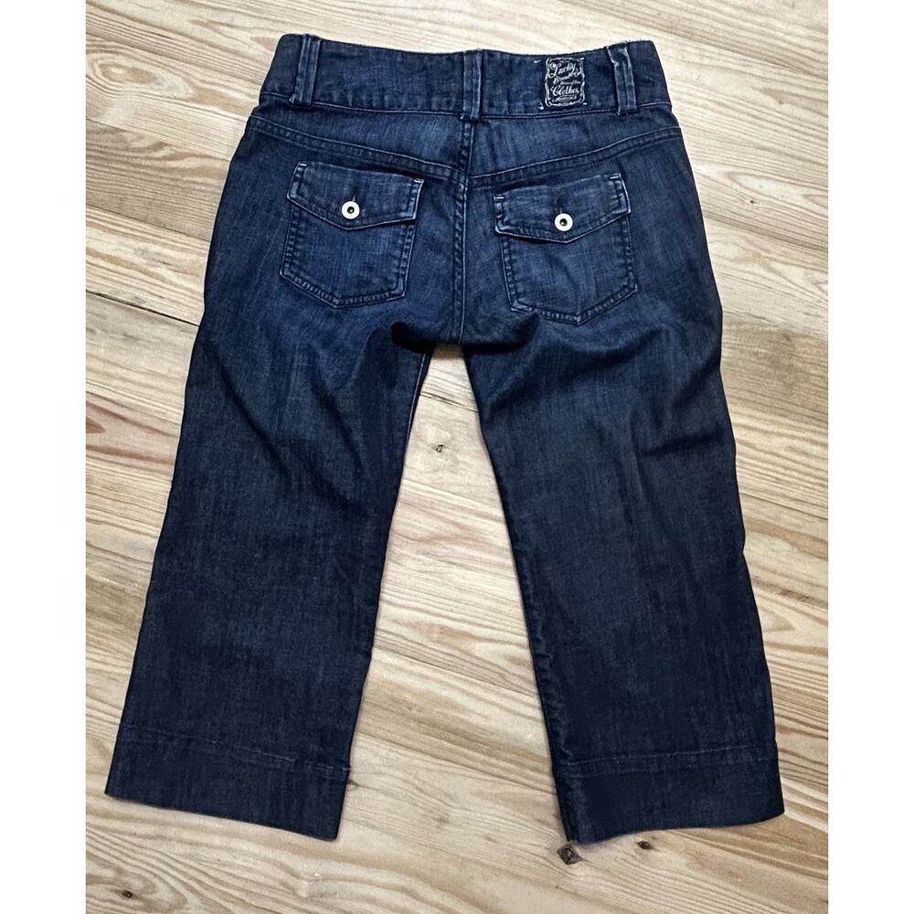 Lucky Brand Capri Jeans Womens Size 26 Blue Denim Cotton Flat Front Straight Leg - Picture 5 of 10